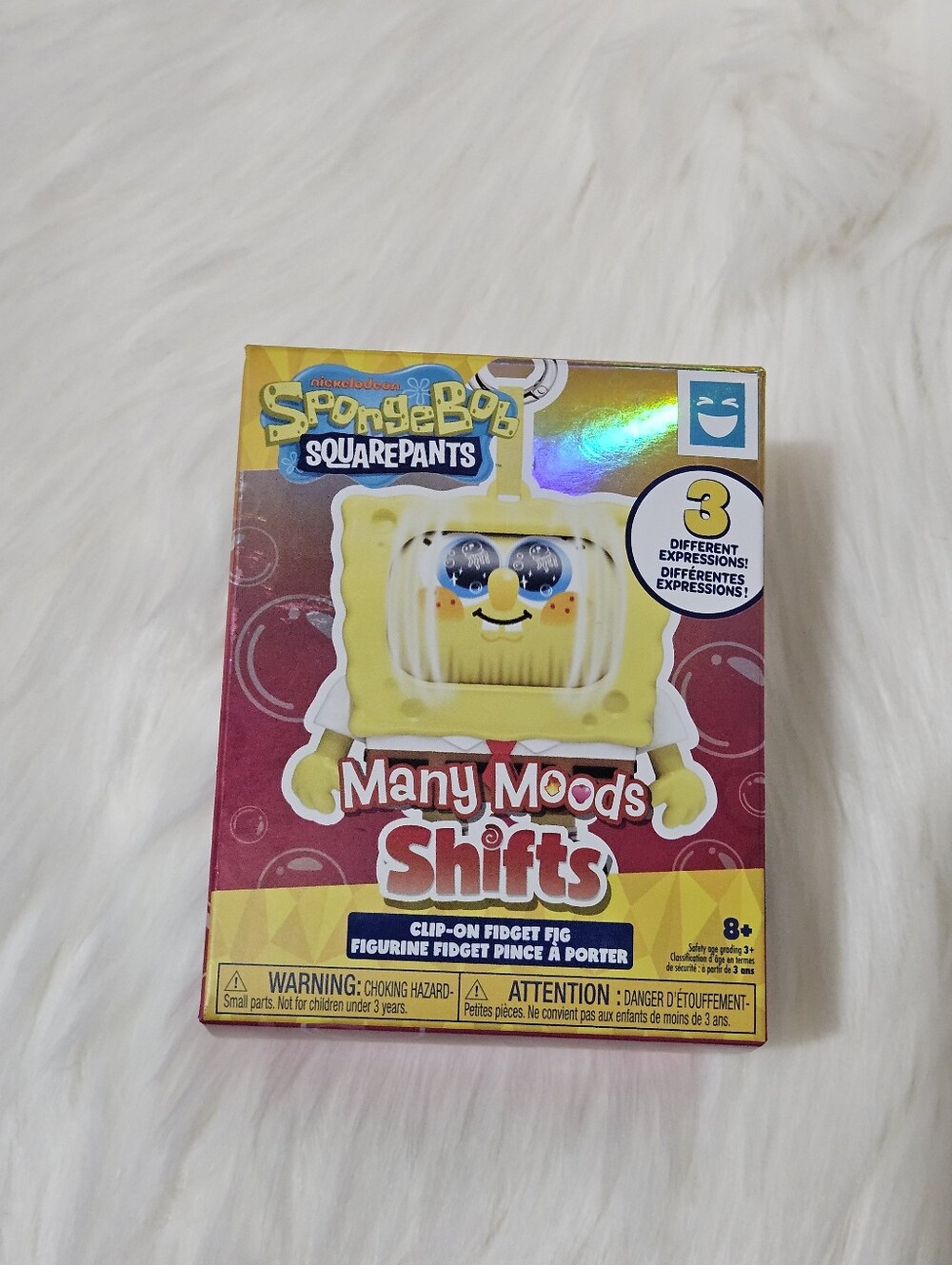 SpongeBob SquarePants Many Moods Shifts Clip-On Fidget Fig - Picture 2 of 5